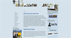 Desktop Screenshot of probuero-gmbh.de